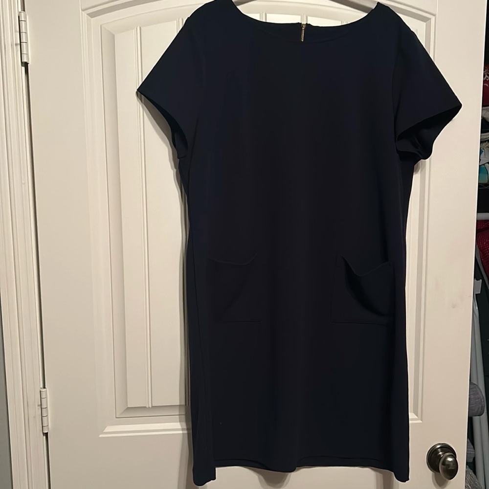 Elegant Navy Blue Dress